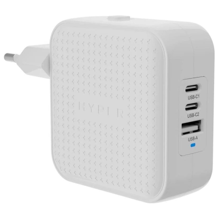 Hyper HyperJuice 70W USB-C GaN Travel Charger, White | HJ1003WHWWGL