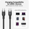 Hyper | HyperJuice USB-C Silicone Charging Cable | HJ4011BKGL