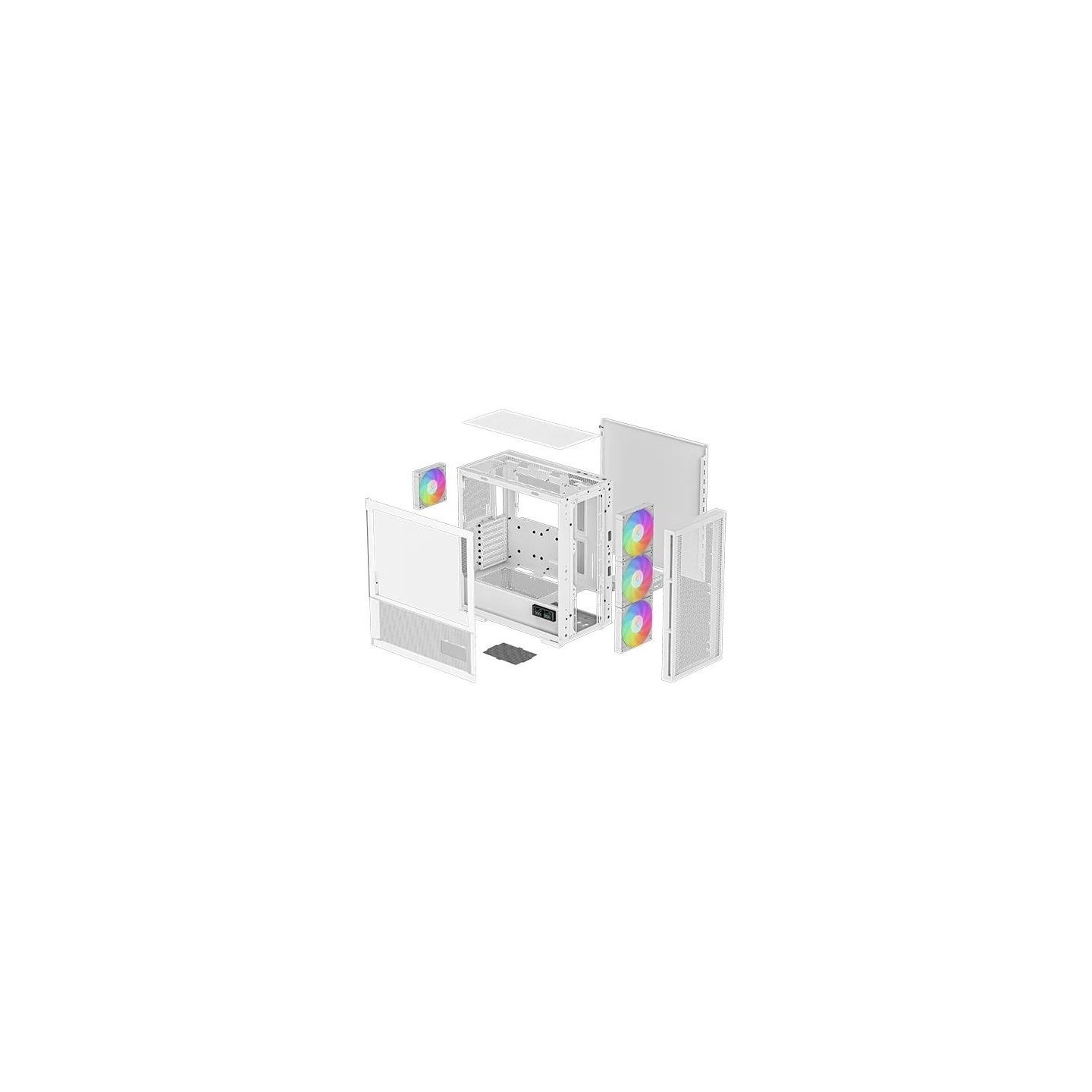 Deepcool | MID TOWER CASE | CH560 Digital | Side window | White | Mid-Tower | ATX PS2