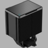 Deepcool | CPU Air Cooler | AK500 Zero Dark | Intel, AMD