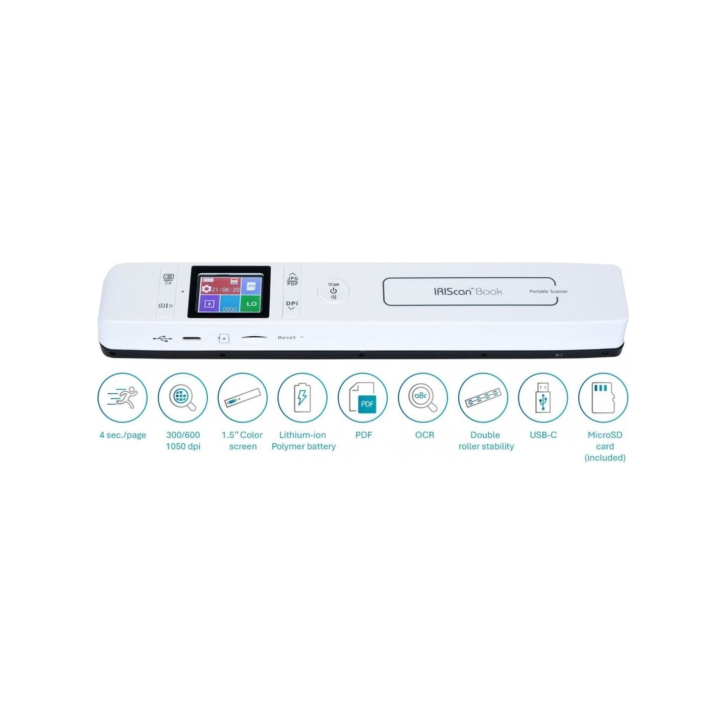 Iris IRIScan Book 7 | Handheld Scanners