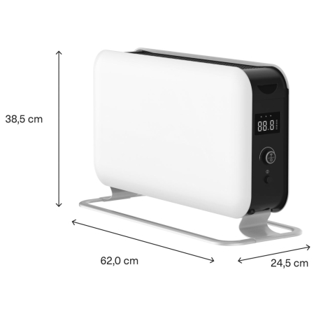 Mill | Portable Heater | CO1500MAXWIFI3 | Convection Heater | 1500 W | Suitable for rooms up to 14-18 m² | White | IPX4