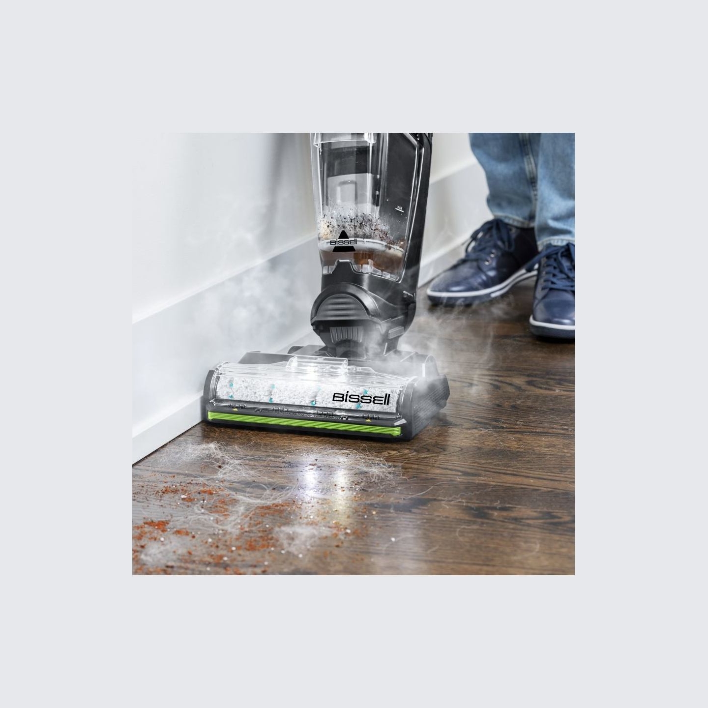 Bissell | All-in One Multi-Surface Cleaner | Crosswave HydroSteam Pet Pro | Corded operating | Washing function | 1100 W | Grey 