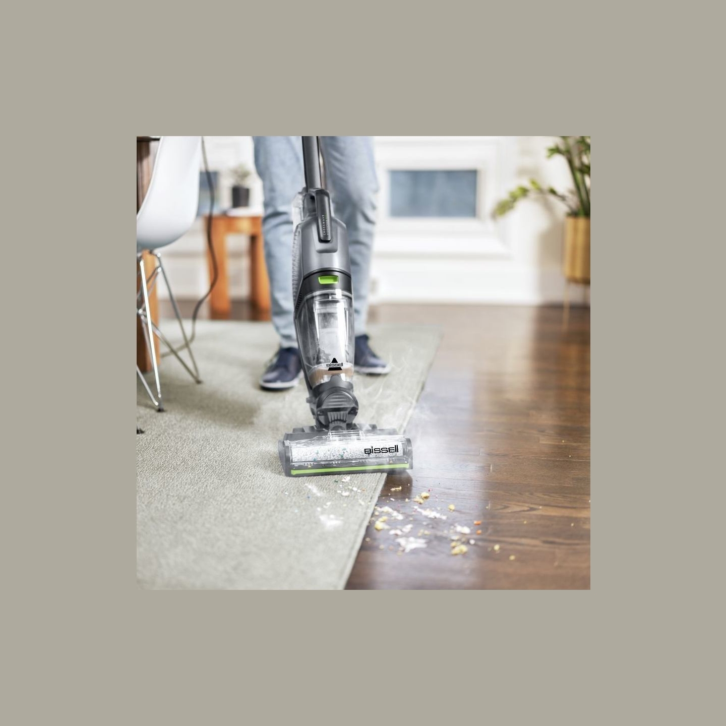 Bissell | All-in One Multi-Surface Cleaner | Crosswave HydroSteam Pet Pro | Corded operating | Washing function | 1100 W | Grey 