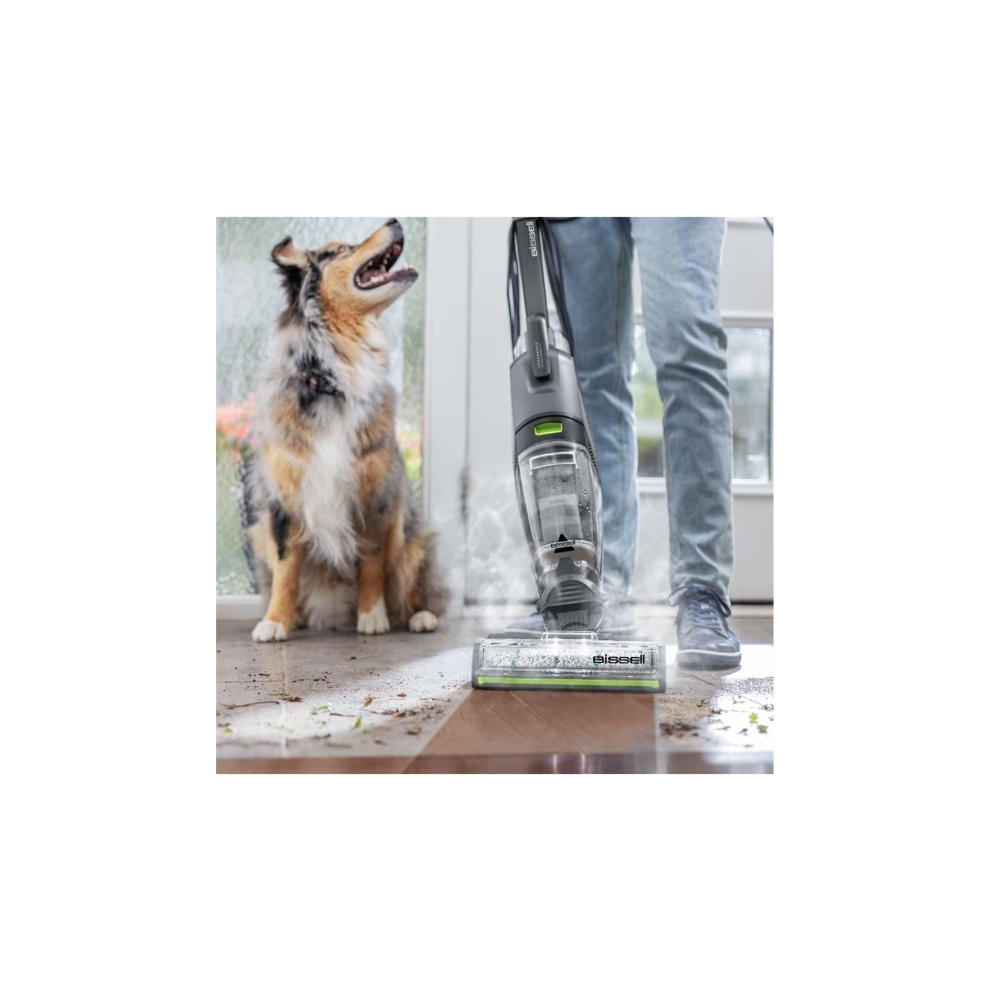Bissell | All-in One Multi-Surface Cleaner | Crosswave HydroSteam Pet Pro | Corded operating | Washing function | 1100 W | Grey 