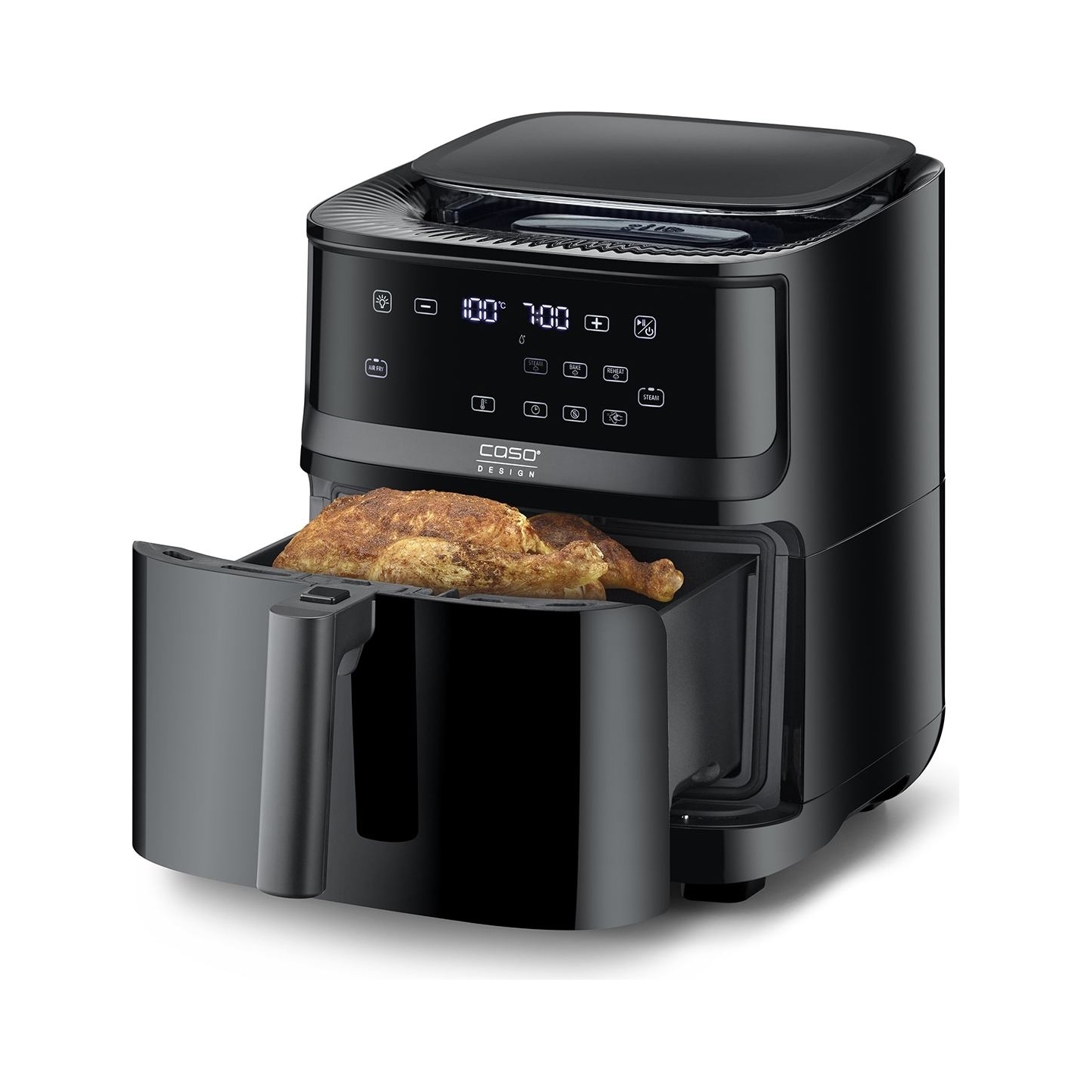 Caso | Air Fryer with Steam Function | Steam and AirFry 700 | Power 1700 W | Capacity 7 L | Black