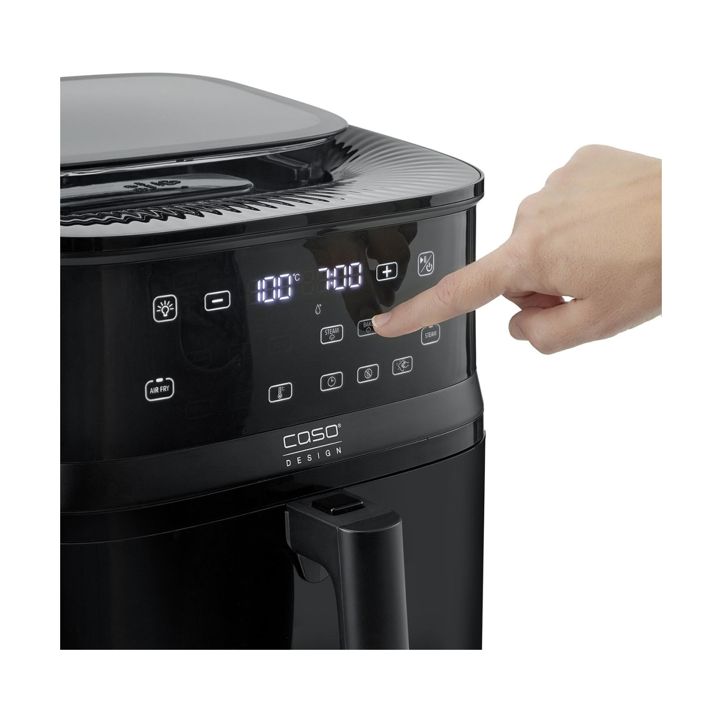 Caso | Air Fryer with Steam Function | Steam and AirFry 700 | Power 1700 W | Capacity 7 L | Black