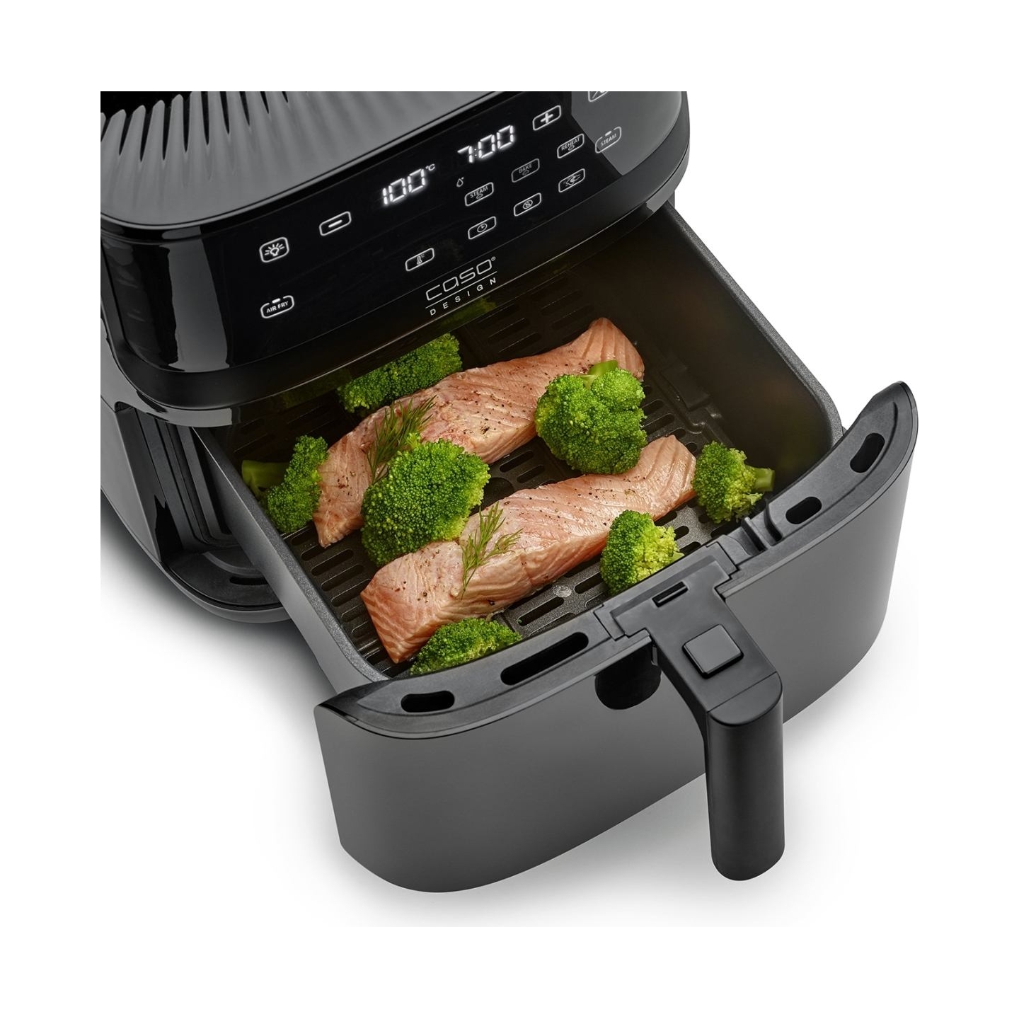 Caso | Air Fryer with Steam Function | Steam and AirFry 700 | Power 1700 W | Capacity 7 L | Black