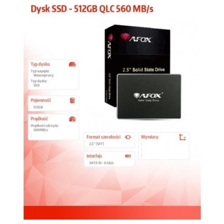 Afox SSD 512GB QLC 560