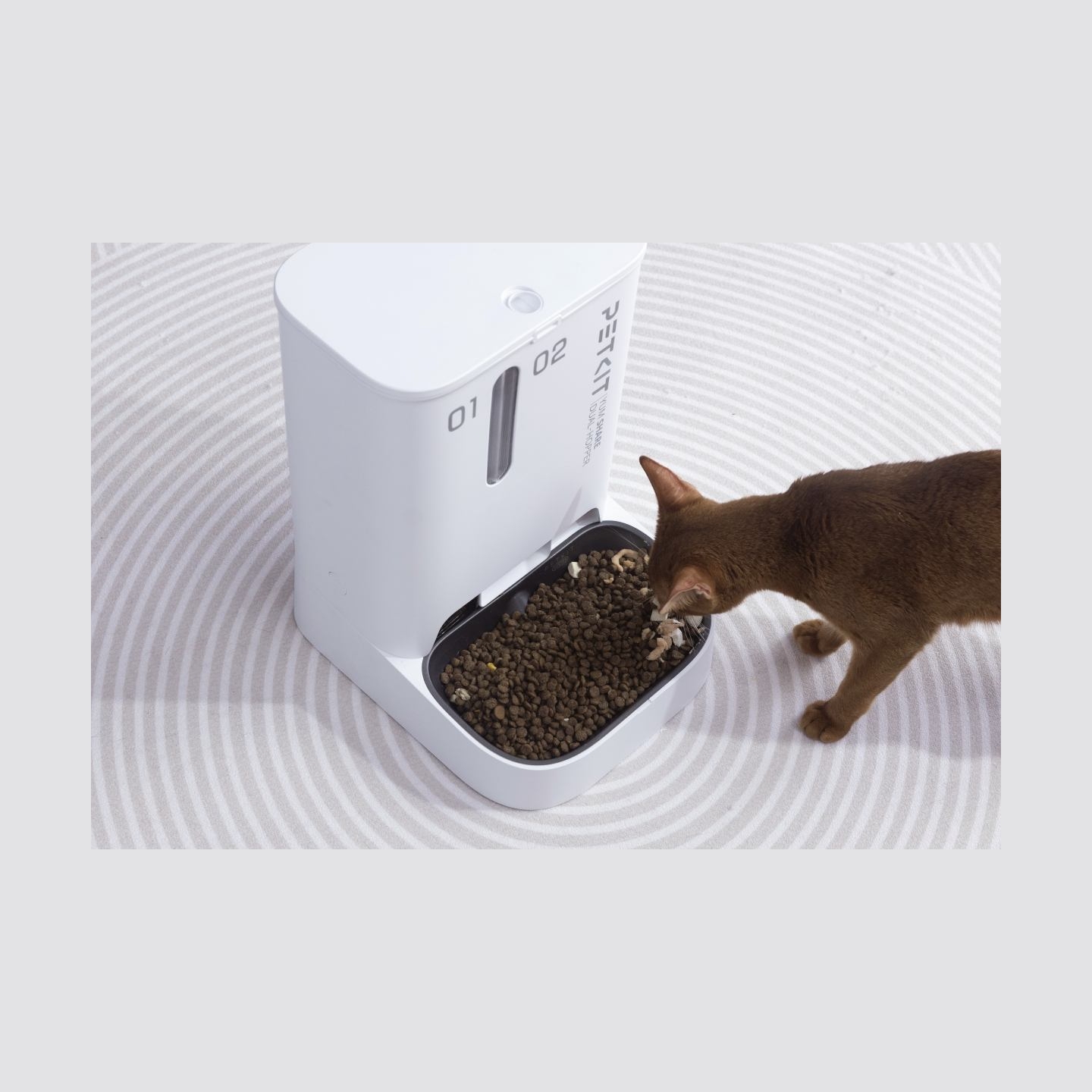 Petkit | Feeder with Camera | P591 YumShare Dual-hopper | Capacity 2+3 L | White