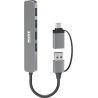 Port Connect | HUB USB-C/USB-A 4 ports USB-A 3.0 5Gbps | 900160