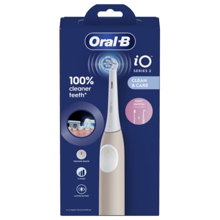Oral-B Electric Toothbrush | iO2 | Rechargeable | For adults | Number of brush heads included 1 | Number of teeth brushing modes