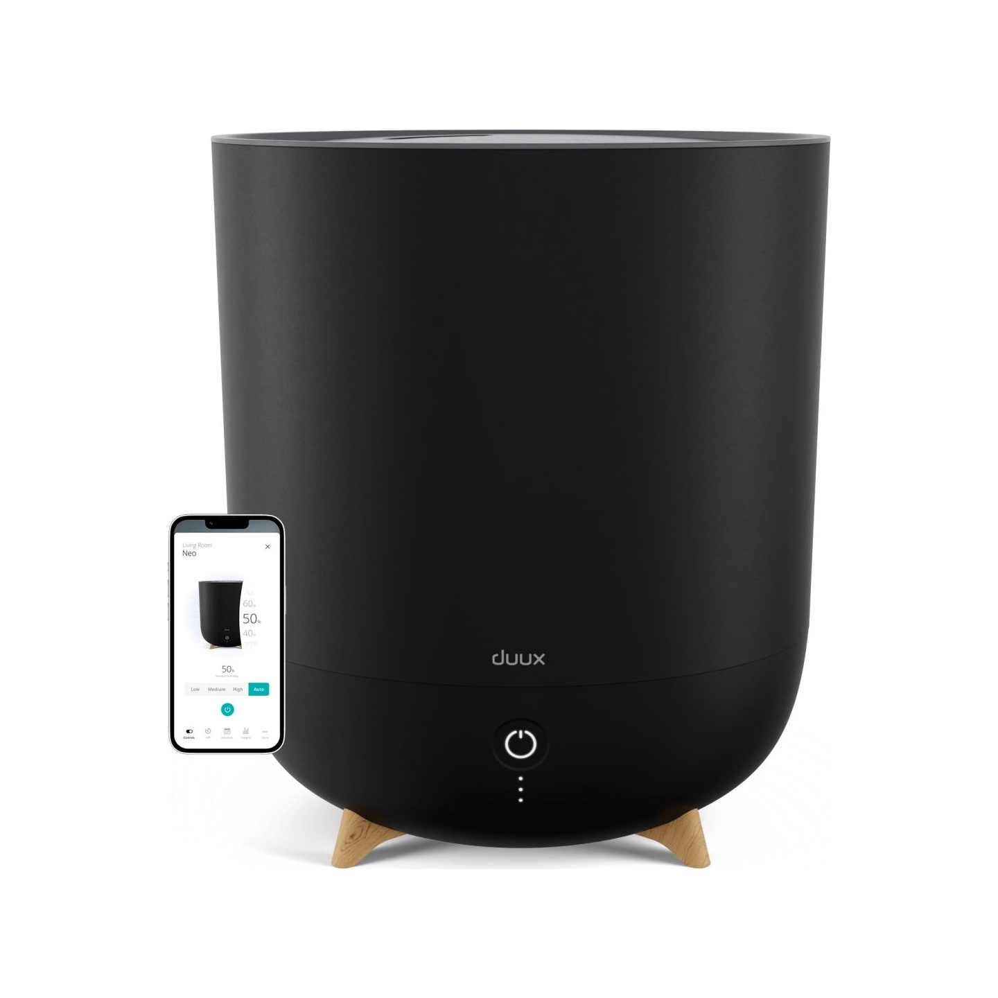 Duux | Smart Humidifier | Neo | Water tank capacity 5 L | Suitable for rooms up to 50 m² | Ultrasonic | Humidification capacity 