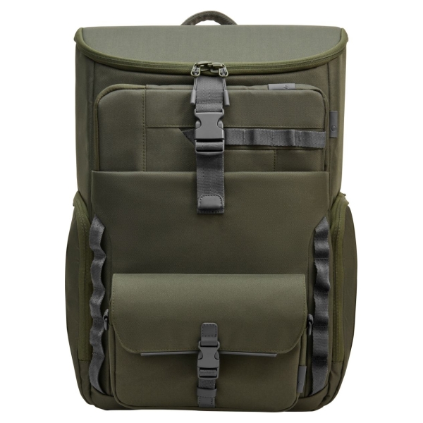 HP Modular 15.6 Backpack, 3-in-One (RFID Pouch, Backpack, Sleeve), Water Resistant with Rain Cover, Cable Pass-through, 27 Liter