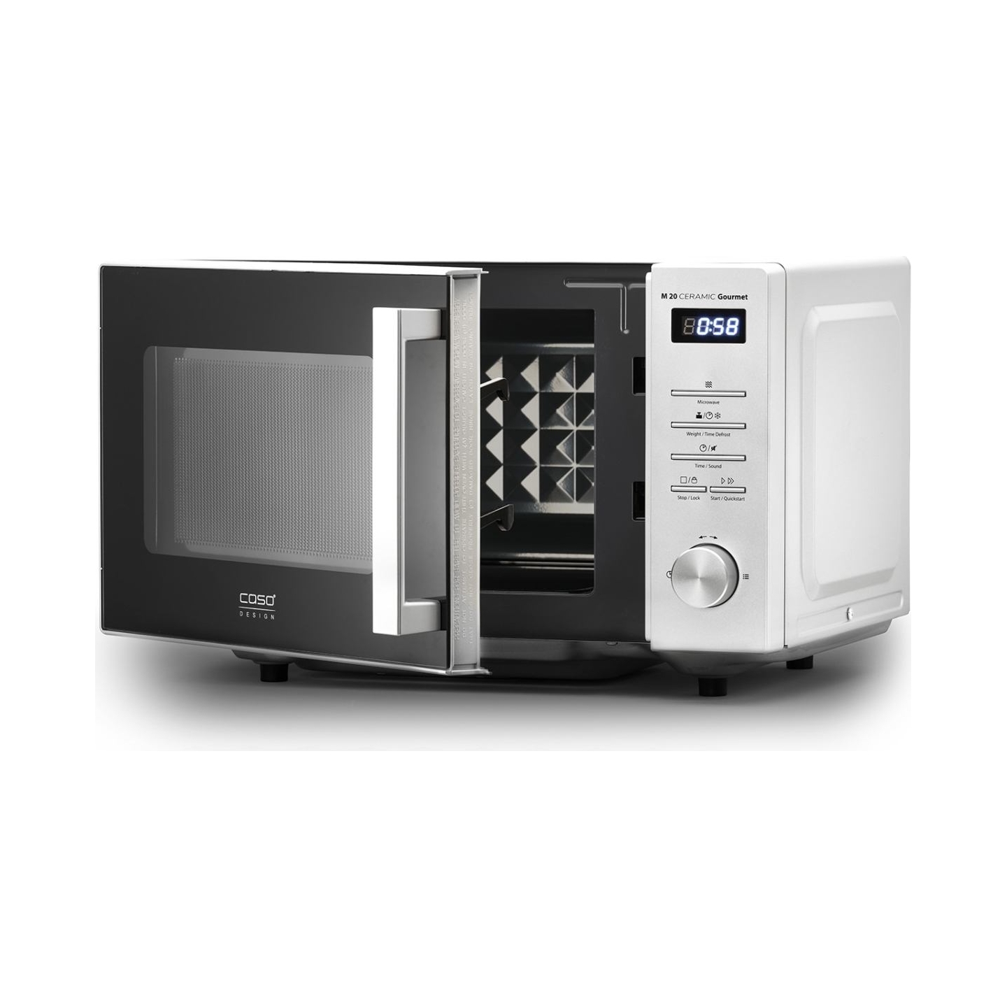 Caso | Ceramic Gourmet Microwave Oven | M 20 | Free standing | 700 W | Silver
