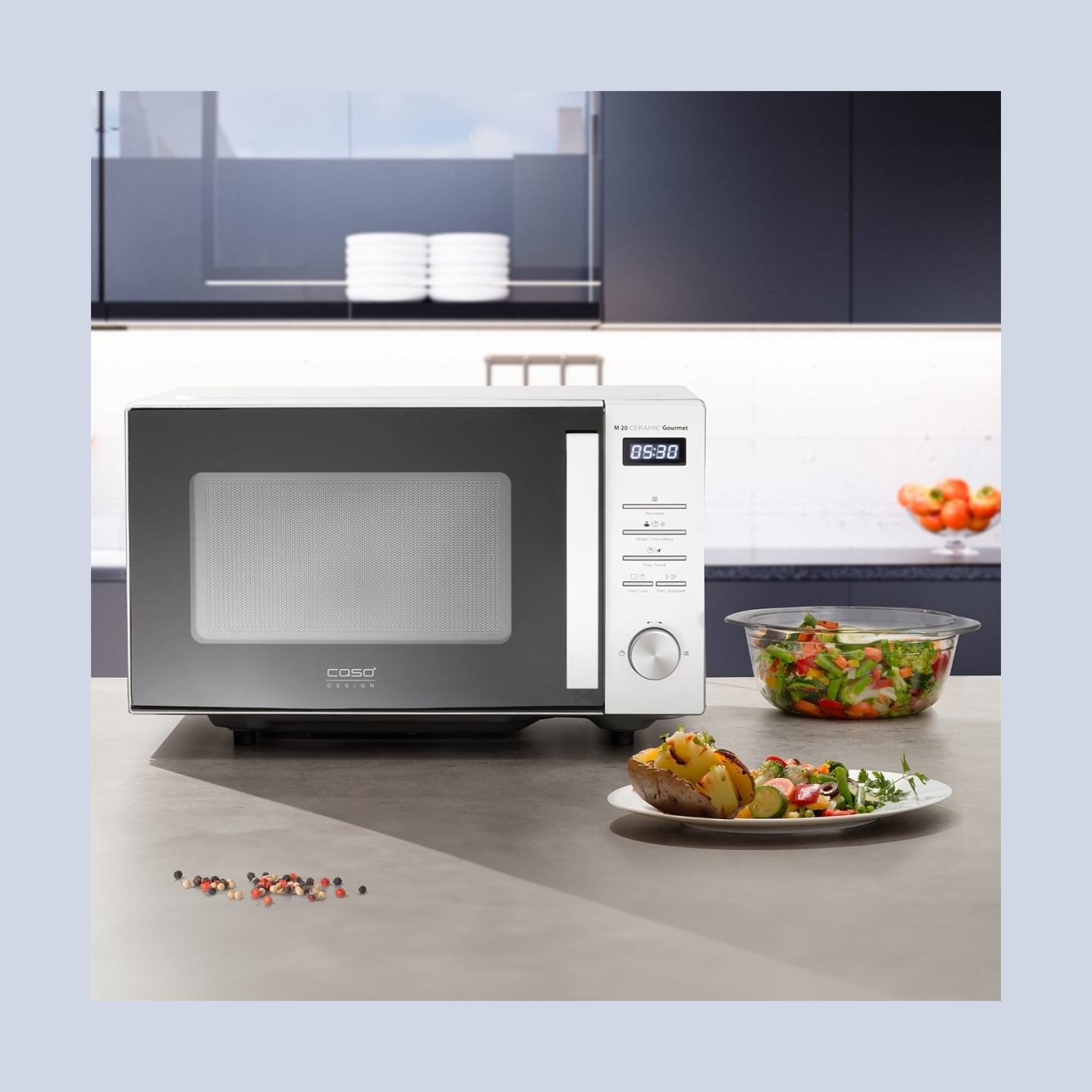Caso | Ceramic Gourmet Microwave Oven | M 20 | Free standing | 700 W | Silver