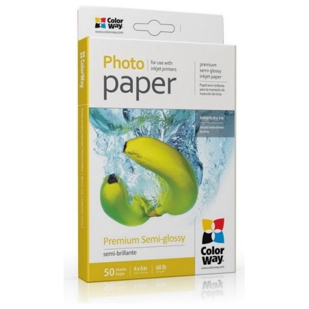 Colorway Photo Paper, 50 sheets | Premium Semi-Glossy | 255 g/m² | 10x15