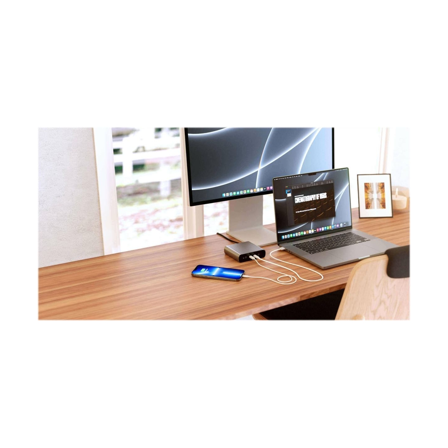 Hyper | HyperJuice 245W 4 USB-C PD Port GaN Charger, EU/UK Cord