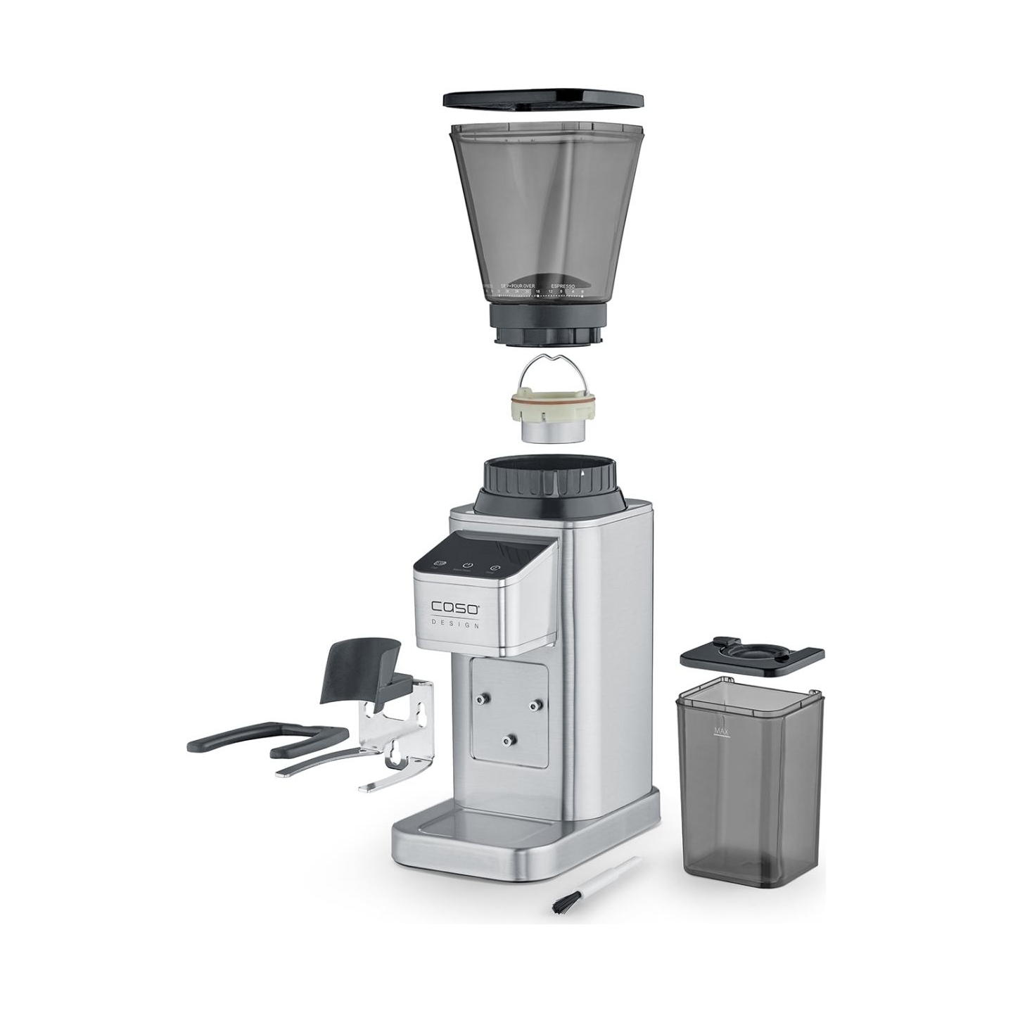 Caso Coffee Grinder | Barista Chef Inox | 150 W | Coffee beans capacity 250 g | Number of cups 12 pc(s) | Stainless Steel