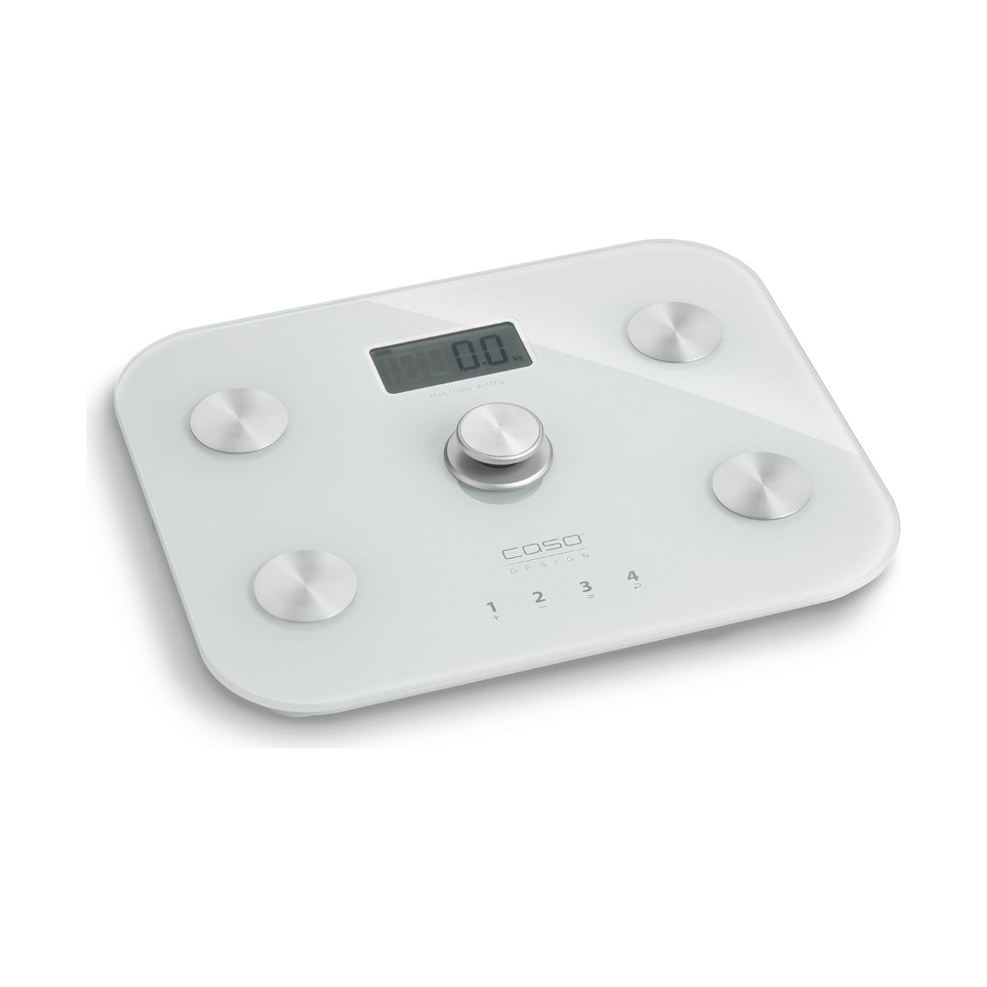 Caso | Scale | BodyEnergy Fit | Maximum weight (capacity) 150 kg | Accuracy 100 g | White