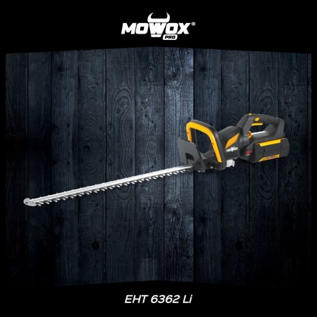 Mowox | 62V Excel Series Hand Held Battery Hedge Trimmer With Rotating Handle (Without Battery and Charger) | EHT 6362 Li | Cord