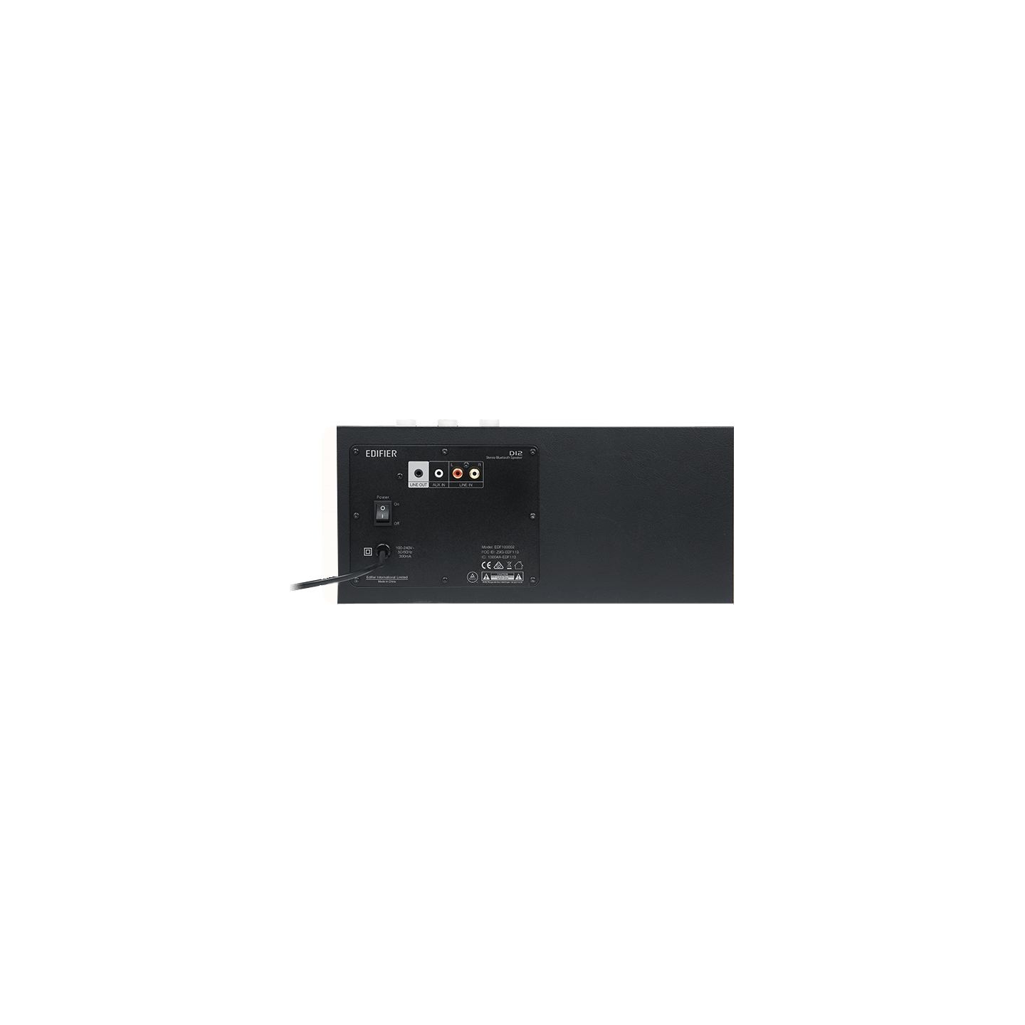 Edifier Small Powered Speaker | D12 | Bluetooth | White | Wireless connection
