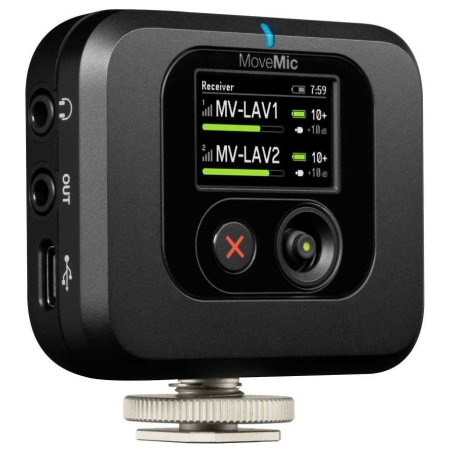 Shure Wireless Receiver For MoveMic | MV-R-Z6