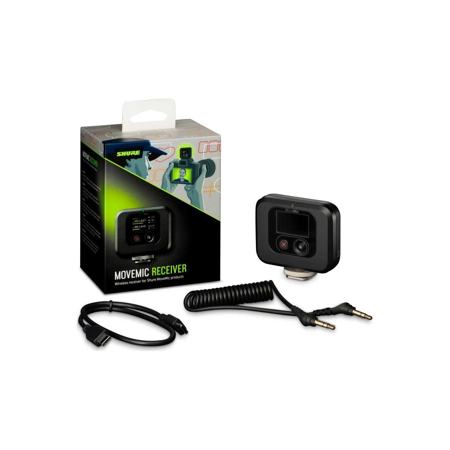 Shure Wireless Receiver For MoveMic | MV-R-Z6