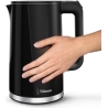 Tristar Double Walled Kettle | WK-3407 | Electric | 2200 W | 1.7 L | Plastic | 360° rotational base | Black