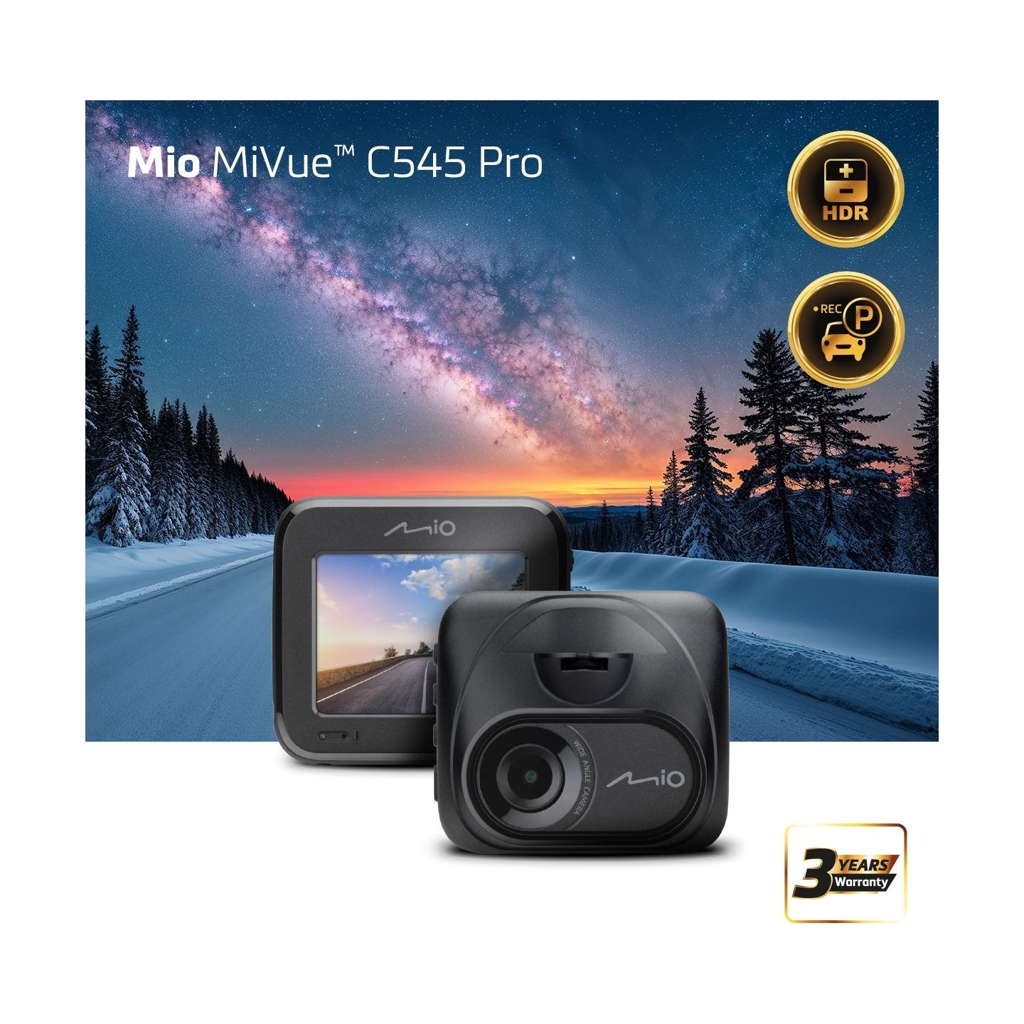 MIO Dash Cam with HDR | MiVue C545Pro | 2.0"