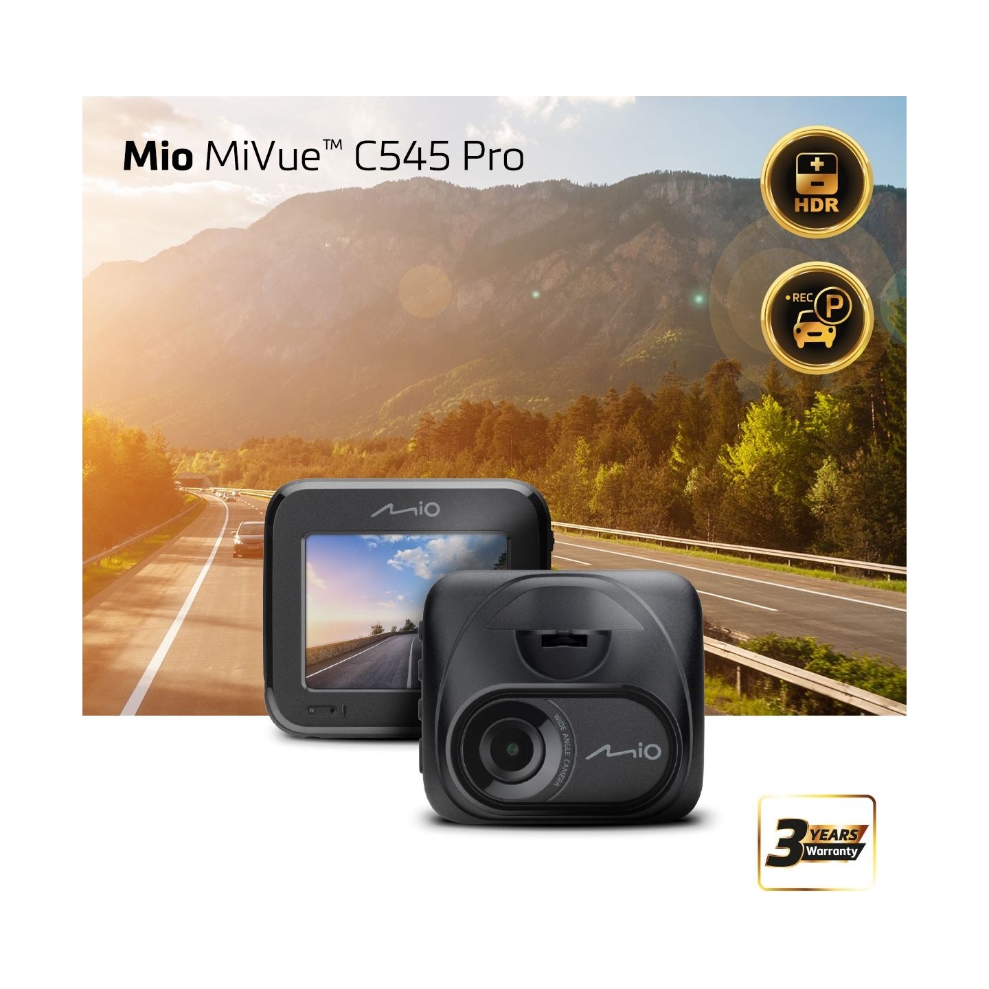 MIO Dash Cam with HDR | MiVue C545Pro | 2.0"