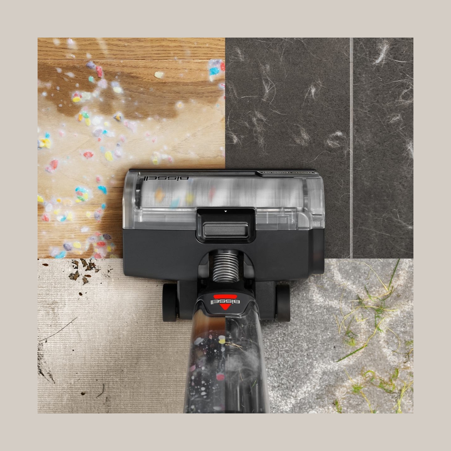 Bissell All-in-one Multi-surface Vacuum Cleaner | CrossWave OmniForce Edge Select | Cordless operating | Handstick | Washing fun