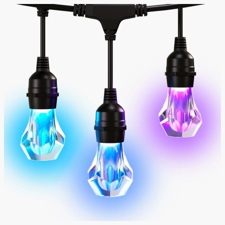 Nanoleaf Essentials Matter Smart Multicolour Outdoor String Lights Expansion 15m | 16M+
