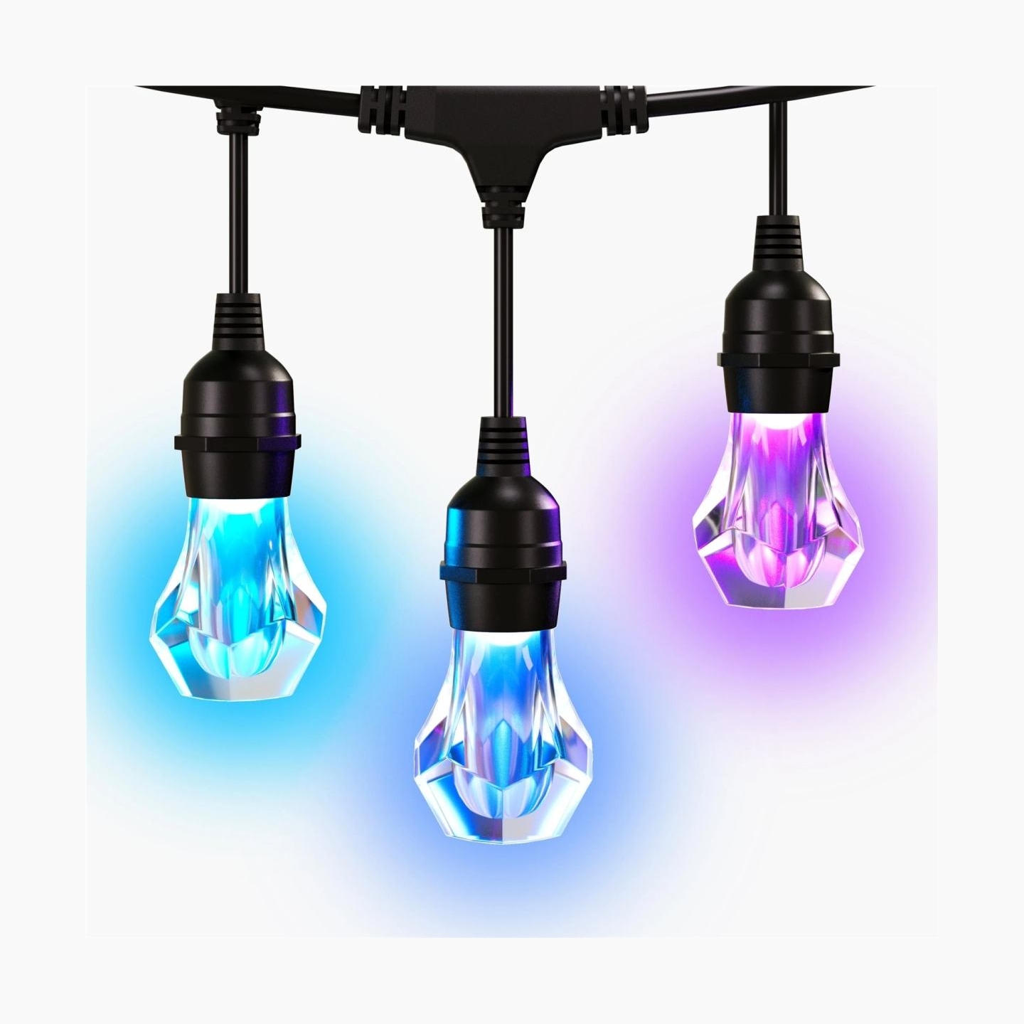 Nanoleaf Essentials Matter Smart Multicolour Outdoor String Lights Expansion 15m | 16M+