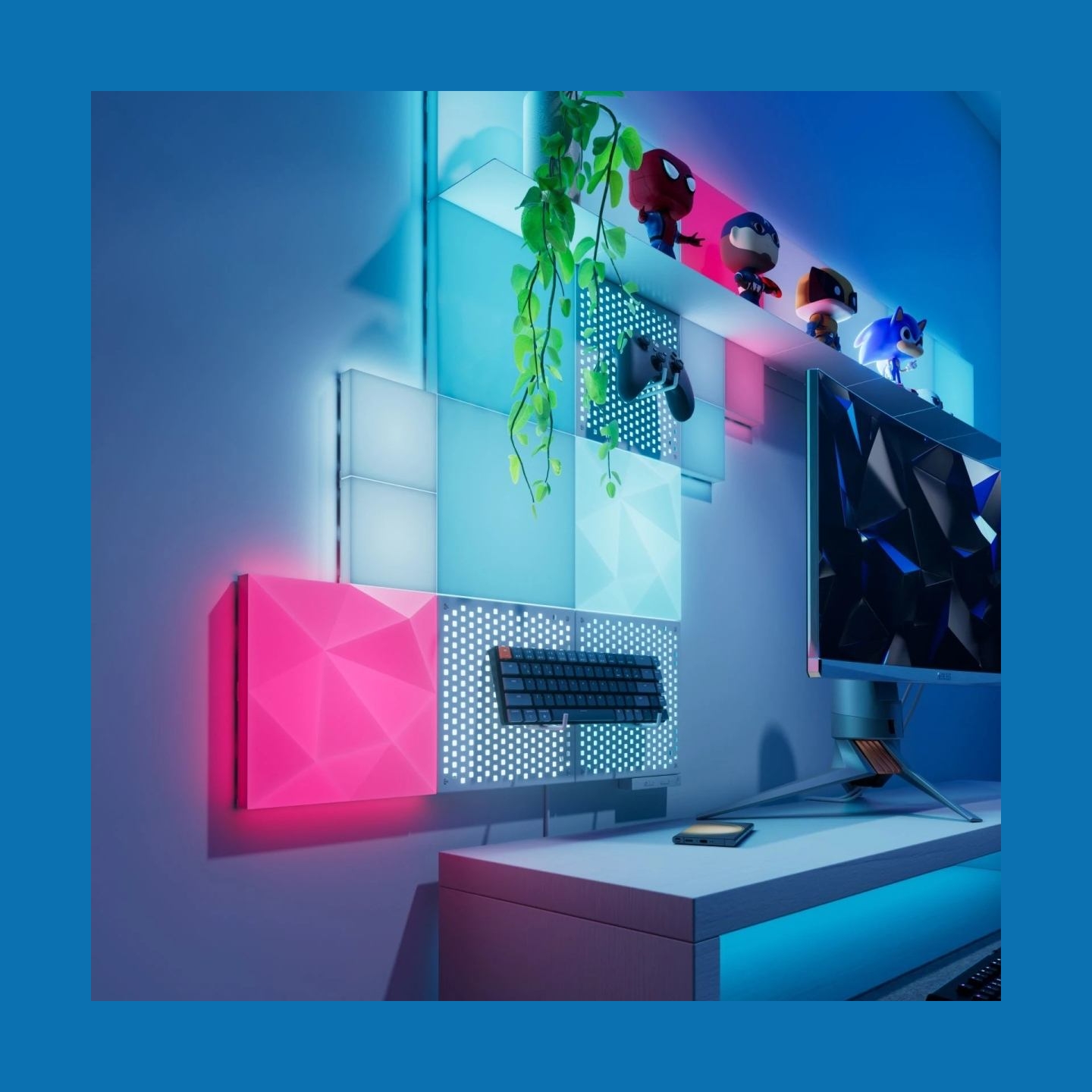 Nanoleaf Blocks Pegboard Add-On Kit (1 Panel)