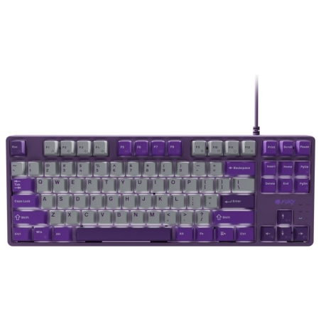 Fury | Kanabo K2 | Gaming Keyboard | Wired | US | Linear | Gray/Purple