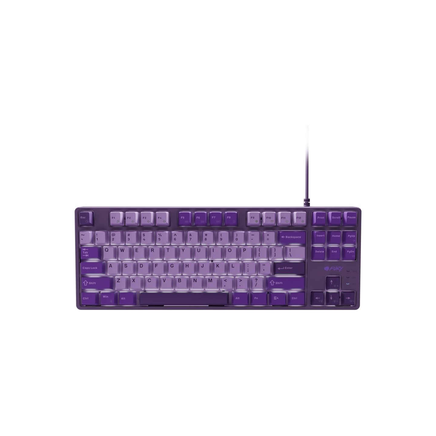 Fury | Kanabo K2 | Gaming Keyboard | Wired | US | Linear | Purple