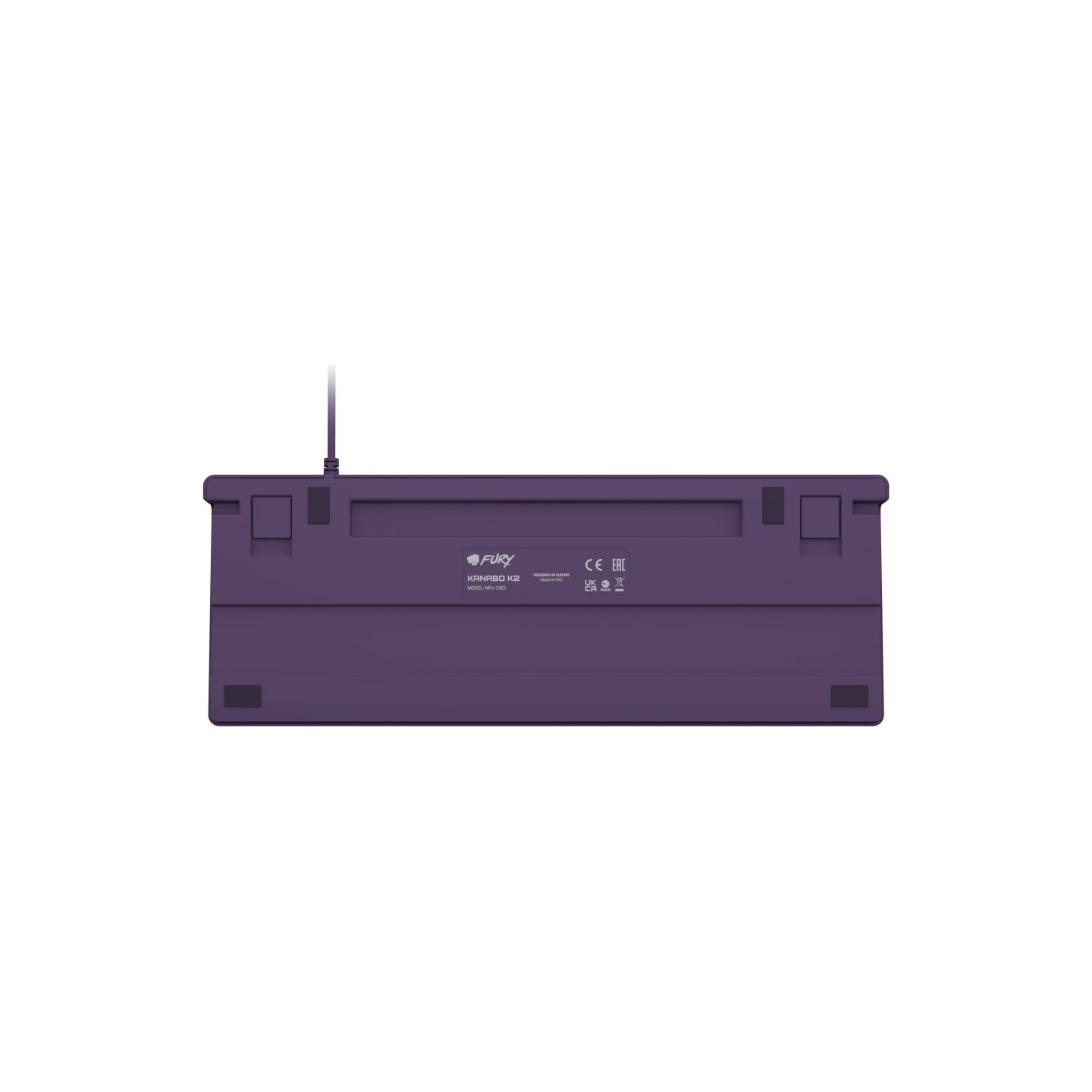 Fury | Kanabo K2 | Gaming Keyboard | Wired | US | Linear | Purple