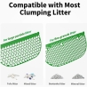 Petkit | PURA MAX 2 Self-Cleaning Cat Litter, Green + Magnetic Cat Litter Remover for Tofu Litter | P99022