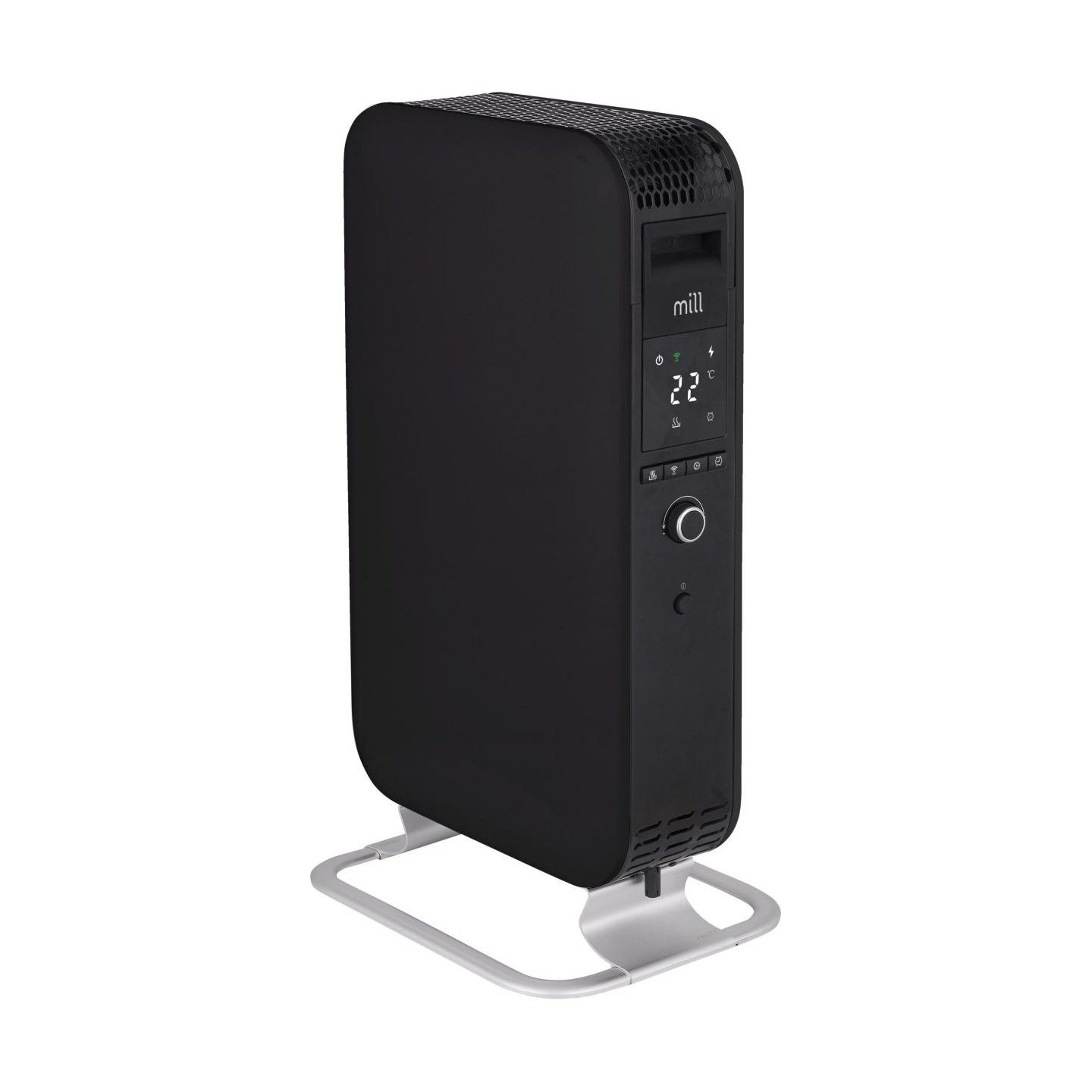 Mill | Heater | OIL1500WIFI3 Gentle Air | Oil Filled Radiator | 1500 W | Suitable for rooms up to 22 m² | Black