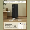 Mill | Heater | OIL1500WIFI3 Gentle Air | Oil Filled Radiator | 1500 W | Suitable for rooms up to 22 m² | Black