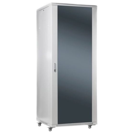 Somi Networks | 37U, 19″ Freestanding Cabinet | 37U-60/60NAC | Max Load 800kg; Removable and Lockable Side Panels; Glass Doors; 