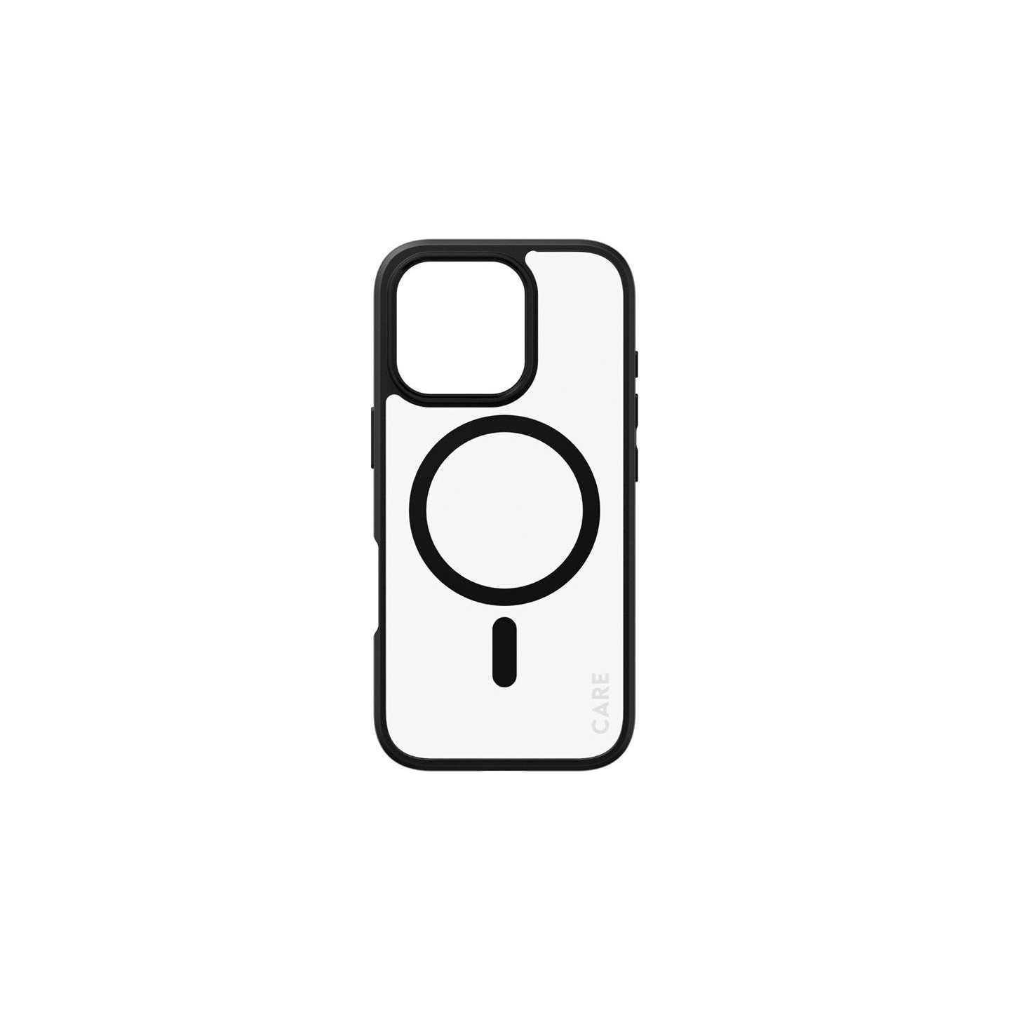 Care Flagship Case | Back cover | Apple | iPhone 16 PRO | Recycled plastic | Black | MagSafe