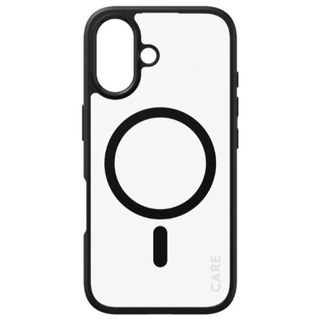 Care Flagship Case | Back cover | Apple | iPhone 16 | Recycled plastic | Black | MagSafe
