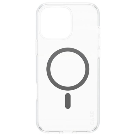 Care Flagship Case | Back cover | Apple | iPhone 16 Pro Max | Recycled plastic | Transparent | MagSafe