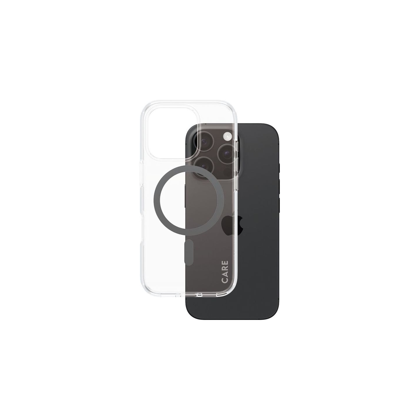 Care Flagship Case | Back cover | Apple | iPhone 16 PRO | Recycled plastic | Black | MagSafe