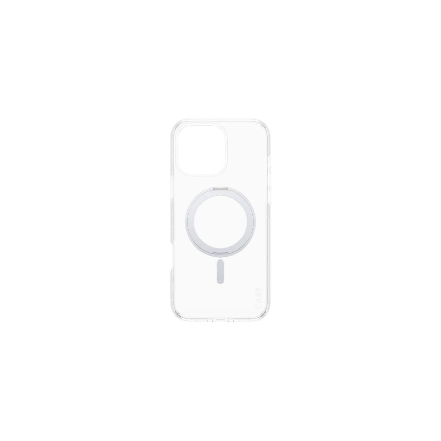 Care Feature Case | Back cover | Apple | iPhone 16 Pro Max | Recycled plastic | Silver | Kickstand & MagSafe