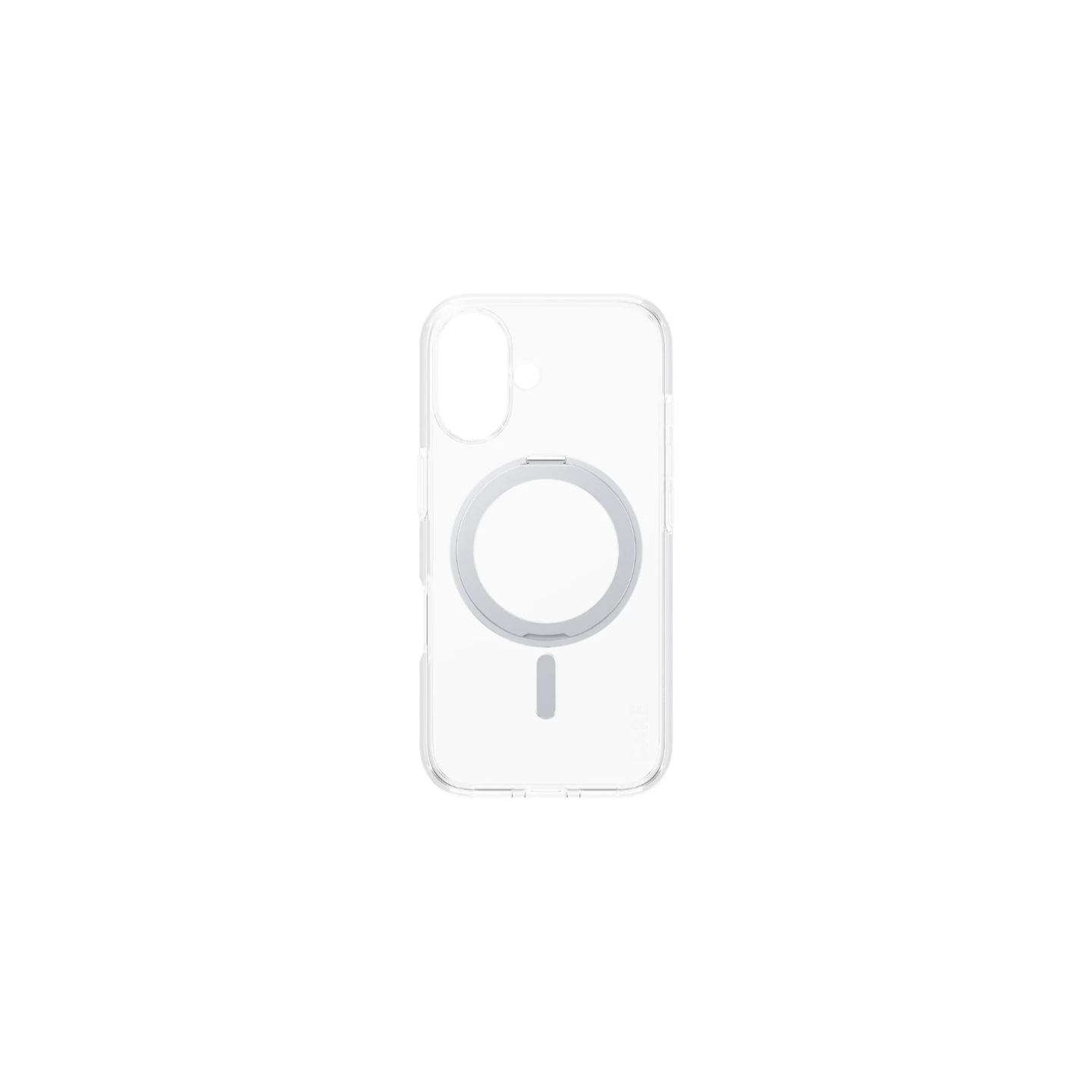 Care Feature Case | Back cover | Apple | iPhone 16 | Recycled plastic | Silver | Kickstand & MagSafe