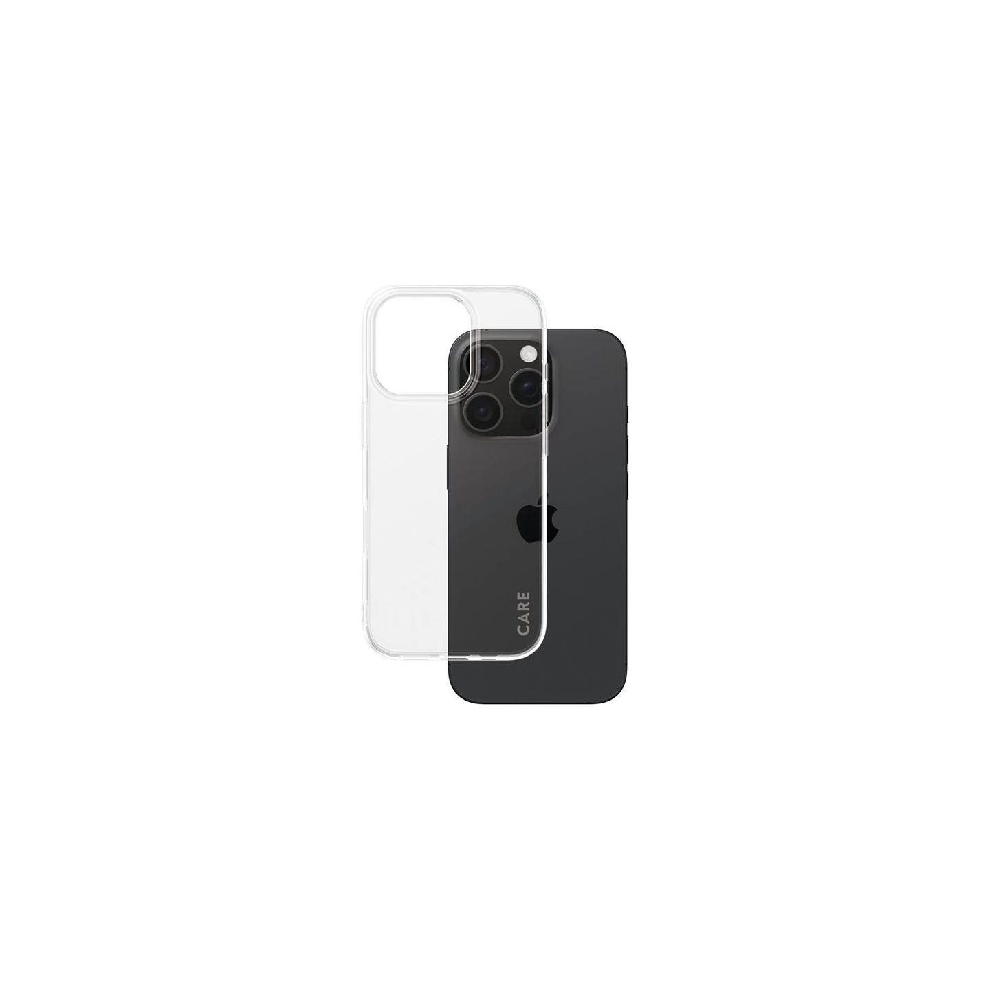 Care Fashionable Case | Back cover | Apple | iPhone 16 PRO | Recycled plastic | Transparent | X-Ray Soft Basic