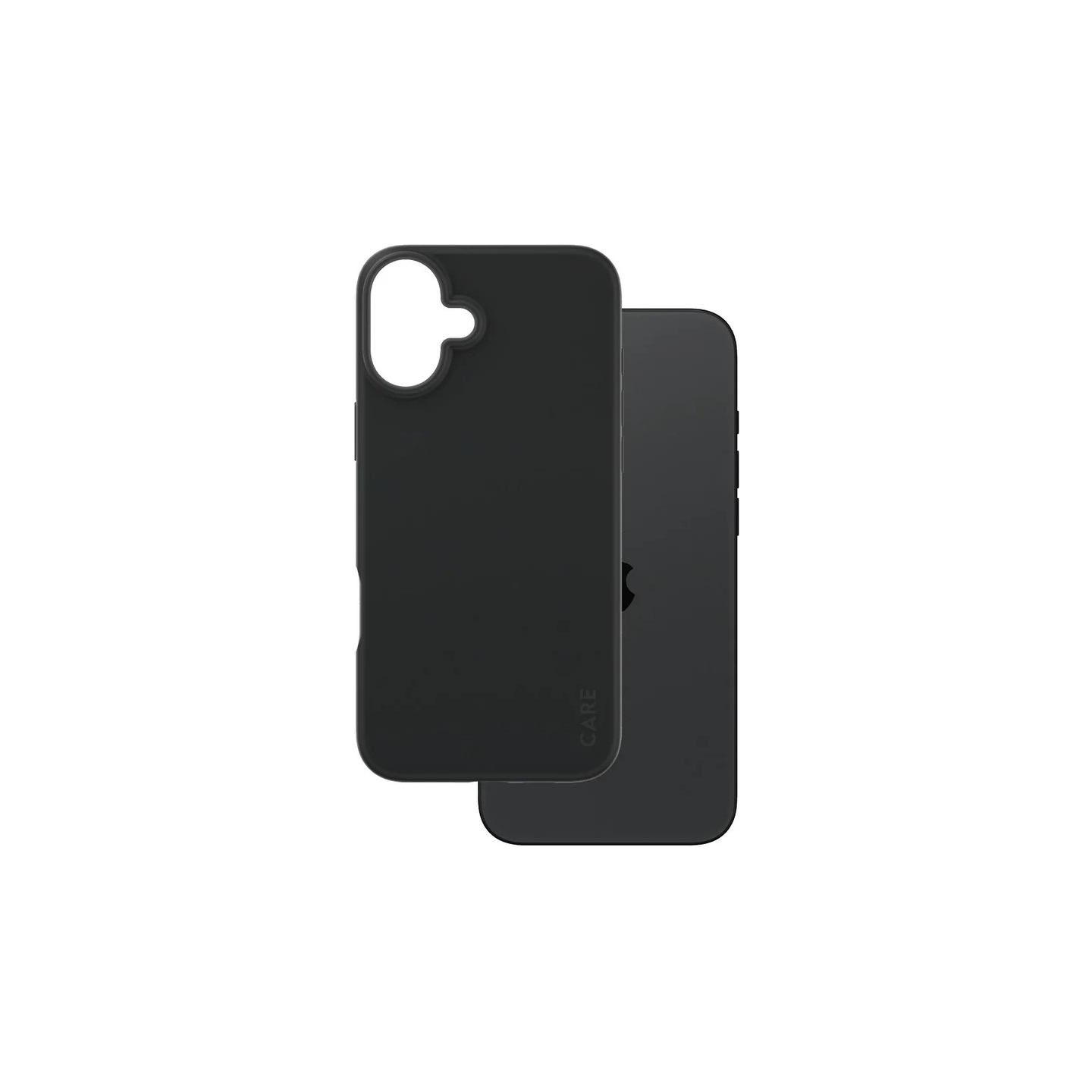 Care by PanzerGlass Case Fashion | Back protection | Apple | iPhone 16 Plus | Recycled plastic | Black